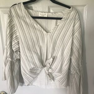 Bell Sleeve Top- Size Medium